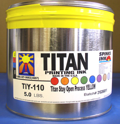 (image for) TIY-110 Titan Stay Open Process Yellow 5 lbs.